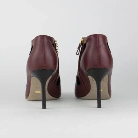 Sergio Rossi AW/11 Blood Red Polka Dot Booties - Picture 4 of 9